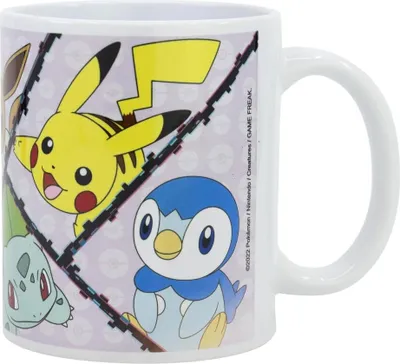 Produktbild von Pokemon Pikachu Shiggy Bisasam Evoli Kaffeetasse Teetasse Tasse Geschenkidee