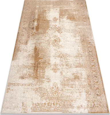 Produktbild von Teppich Wolle NAIN Ornament, Rahmen, vintage 7699/51955 beige beige 240x340 cm