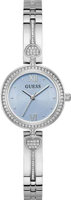 Immagine prodotto di Guess orologio da donna orologio da polso LOVEY GW0655L4 acciaio inossidabile argento