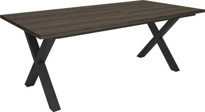 Immagine prodotto di TETRIX Tavolo da Pranzo, 194x90x74cm, Per 10 persone, Tavolo Cucina, Rovere scuro