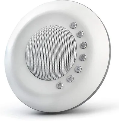 Immagine prodotto di Generatore di suoni per il sonno, 28 suoni naturali rilassanti, 32 livelli di volume, 3 funzioni timer, batteria ricaricabile, generatore di suoni per il sonno per neonati, bambini e adulti