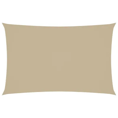 Image de vidaXL Voile d'ombrage Oxford Rectangulaire 2x5 m Beige
