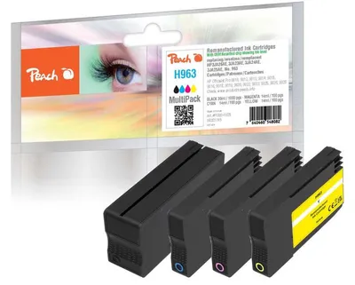 Produktbild von Peach Patrone HP Nr.963 MultiPack OEM reset bk,m,c,y remanufactured
