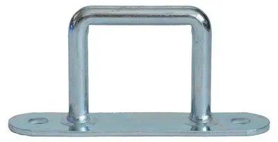 Produktbild von 10 Stück - Bügel-/ Riemenkrampen - 32x31 mm - Planenhaken - Stahl verzinkt