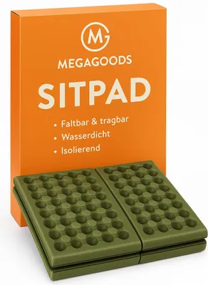 Produktbild von Sitzmatte Sitzkissen faltbar wasserdicht Thermo Sitzpolster tragbar DE.