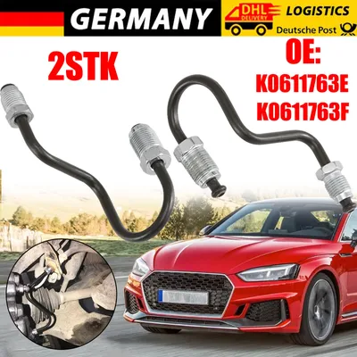 Produktbild von 2X Bremsleitung hinten links und rechts für AUDI VW SKODA GOLF 1K0611763E
