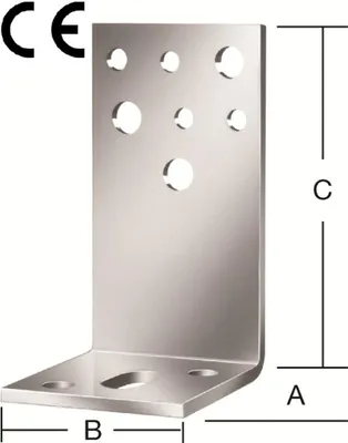 Produktbild von VORMANN Pfostenhalter schwer bis 70mm Stahl feuerv.