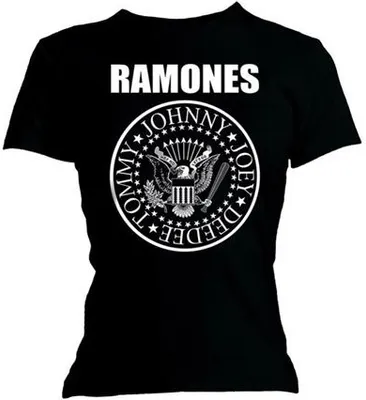 Produktbild von Ramones - Siegel Damen XX-Große T-Shirt - schwarz