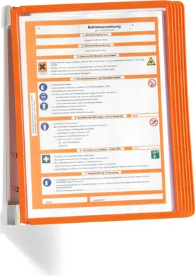 Obrázok produktu pre DURABLE WandSichttafelsys. VarioWall 5 Sichttafeln orange