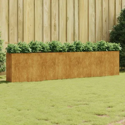 Produktbild von Hochbeet aus Cortenstahl 360x40x80cm