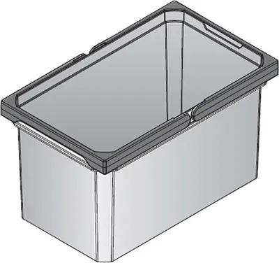 Produktbild von Envi Free Mülleimer 20805 Anthrazit 13 Liter 230 x 382 x 216 mm