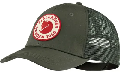 Produktbild von Fjällräven 1960 Logo Langtradarkeps Trucker Cap Deep Forest S/M