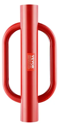 Immagine prodotto di Montante per recinzione VEVOR con manici, diametro interno 10,4 cm, montante a T, 9,9 kg, robusto montante manuale Acciaio al carbonio, scavatore di buche per recinzioni agricole per canali a U, pali segnaletici