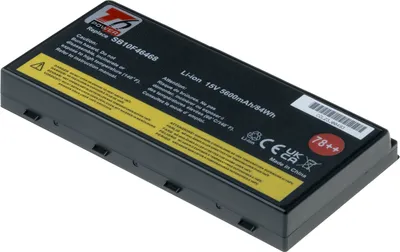 Produktbild von T6 Power Akku für Lenovo Laptop, Teilenummer SB10F46468, Li-Ion, 15 V, 5600 mAh (84 Wh), schwarz