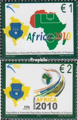 Produktbild von Briefmarken Kosovo 2010 Mi 158-159 (kompl.Ausg.) postfrisch Fußball
