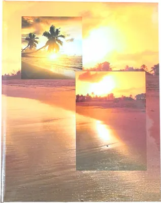 Obrázek produktu pro Kožené fotoalbum 10x15/200 BEACH palmy