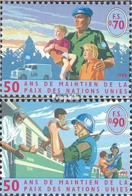 Produktbild von Briefmarken UNO - Genf 1998 Mi 348-349 (kompl.Ausg.) gestempelt Friedenssicherung