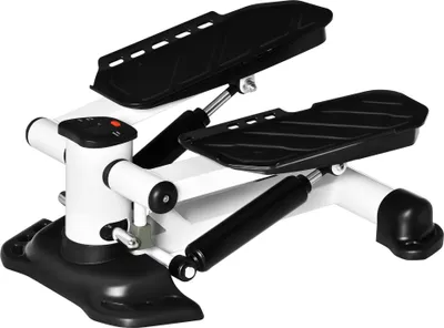 Produktbild von Kompakter Heimstepper mit LCD-Display, rutschfeste Pedalen aus Stahl, Schwarz