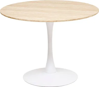 Produktbild von Esstisch "elias" weiß d102x76cm  - Atmosphera créateur d'intérieur