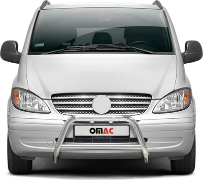 Image de Pare-Buffle Avant Pour Mercedes Vito W639 2003-2010 en Acier Inoxy