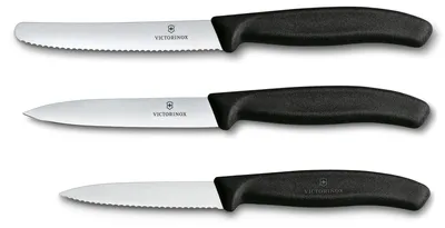 Immagine prodotto di Swiss Classic, set di spelucchini, 3 pezzi, dritto/albero, nero, scatola