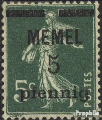 Produktbild von Briefmarken Memelgebiet 1920 Mi 18b gestempelt Aufdruckausgabe