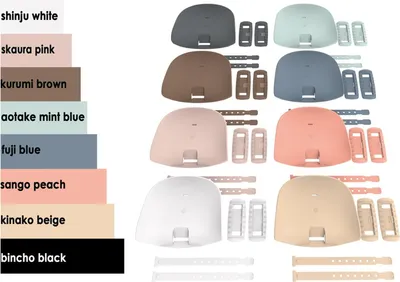 Produktbild von Urban Iki Stylingset für Sitz hinten (Sitz- und Schulterpolster, Fußriemen), sango peach (1 Set)