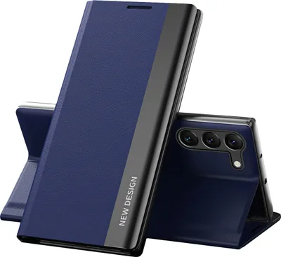 Obrázek produktu pro HQWear Sleep Case Pro pro Samsung Galaxy S23, se stojánkem, modré