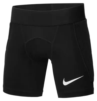 Image de Short de gardien de but Nike Dri-Fit Gardien I pour enfants Noir Noir Blanc Taille XL