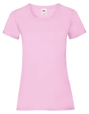Produktbild von Fruit of the Loom - "Valueweight" T-Shirt für Damen LT2232 (M) (Hellrosa)
