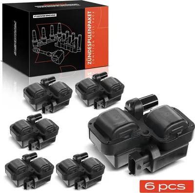 Image de Frankberg 6x Module allumage Bobine pour Mercedes-Benz W169 W245 W202 W203 CL203 S202 S203 C208 C209 A208 A209 C219 W210