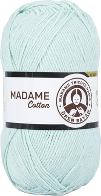 Produktbild von Madame Tricote Paris Madame Baumwolle 017 Pastel Green Strickgarn