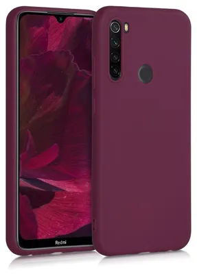 Produktbild von kwmobile Handyhülle für Xiaomi Redmi Note 8T Hülle - TPU Case - Kabelloses Laden - Schutzhülle Cover in Bordeaux Violett