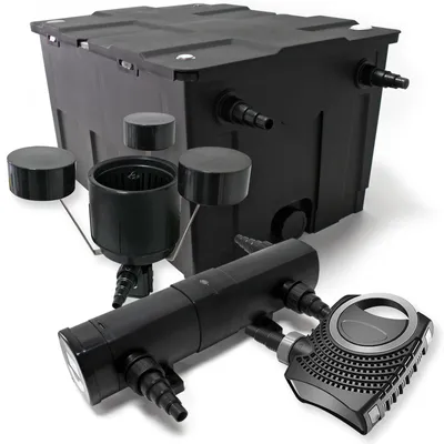 Obrázok produktu pre Sada:filter pre jazierka 60000l 36W UVC odkalovač pre jazierka 80W čerpadlo pre jazierka skimmer