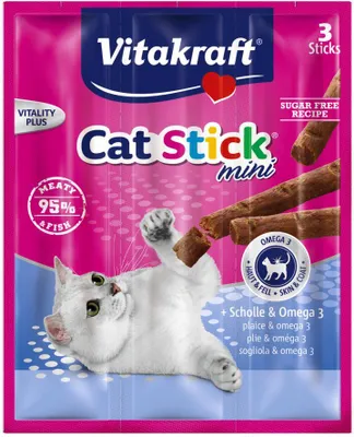 Produktbild von Vitakraft Katzen-Stick Mini Schol / Omega 3