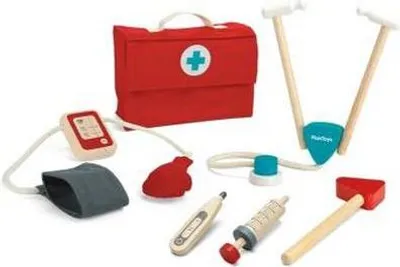 Produktbild von Holz-Spielzeug DOKTOR-SET 6-teilig