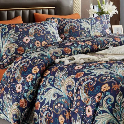 Productafbeelding van Solidchoice - Boho Dekbedovertrekset 135 x 200 cm met Kussensloop
