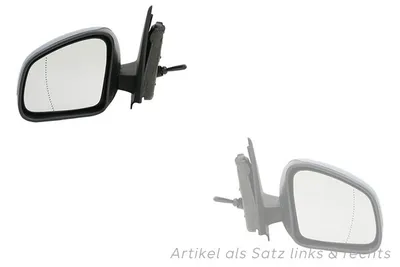 Produktbild von Außenspiegel passend für Smart Fortwo/Forfour -453 07/14- Set links & rechts grundiert A4538100400 963011988R A4538110201 963749227R A453811 Johns