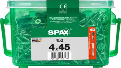 Produktbild von Spax Universalschrauben 4.0 x 45 mm TX 20 - 450 Stk.