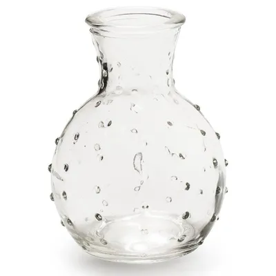 Produktbild von 12 x Kleine Vasen aus Glas H 10 cm für die Tischdeko - Glasvasen - Väschen Glasväschen