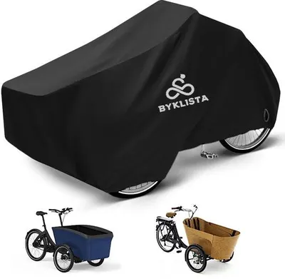 Image de Housse imperméable pour vélo, tissu Oxford 300D, pour tricycle, noir