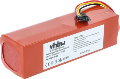 Produktbild von vhbw Akku kompatibel mit Dreame X40 Master, RVS5-WH0, W10, W10 Pro, X20 Pro, X30 Ultra Saugroboter (5000 mAh, 14,4 V, Li-Ion)