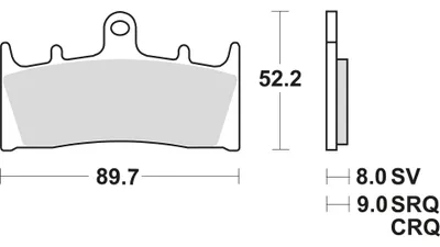 Obrázek produktu pro TRW Bremsbelag "MCB 659"