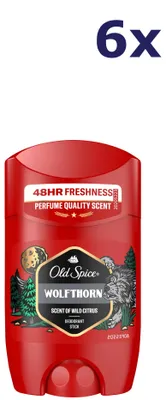 Produktbild von 6x Old Spice Wolfthorn anti-transpirant stick 50 ml deodorant