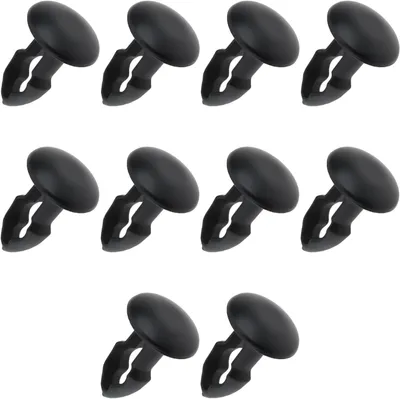 Productafbeelding van Afdekplugjes bidonhouder - Set van 10 - 8 x 12 mm - Zwart
