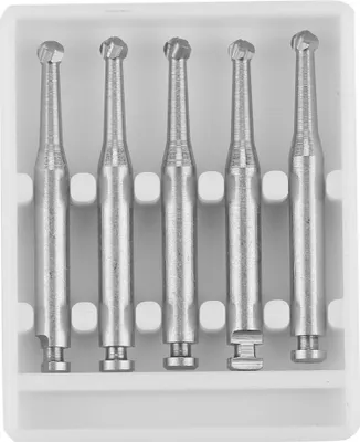 Zdjęcie produktu dla 5 sztuk niskoobrotowych wierteł dentystycznych z węglika wolframu do polerowania narzędzi dentystycznych (RA6)