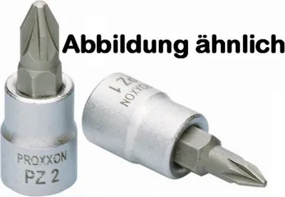 Produktbild von Proxxon 23733 PZ1 Kreuzschlitzschrauben Einsatz Antrieb 6,3mm (1/4'')