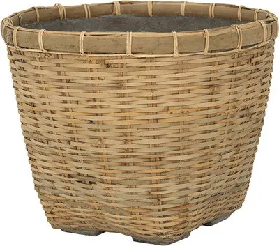 Produktbild von Pottery Pots – (S) Enrico L – Ø 50 cm x H 41 cm – für drinnen und draußen – Bambus