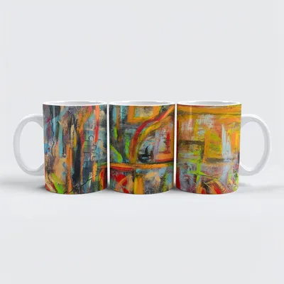 Produktbild von raxxa Premium-Tasse "My colour Orange"