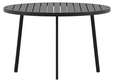 Produktbild von Giardini Gartentisch Ø120cm schwarz.